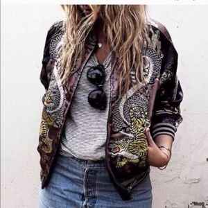 REVERSIBLE Zara Bomber Jacket